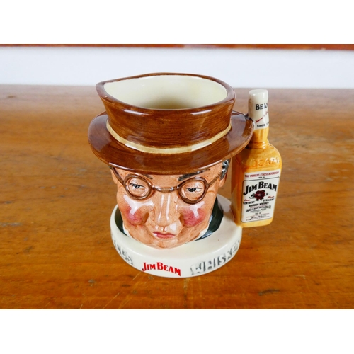 259 - A Jim Beam whiskey character jug by Royal Doulton, 'Mr Pickwick - limited edition of 2000.