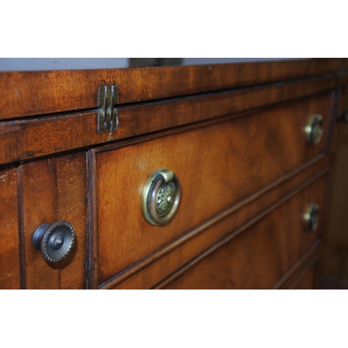 330 - A stunning maple four drawer cabinet with stretchers to cover to a table, measuring 80cm X 35cm X 60... 