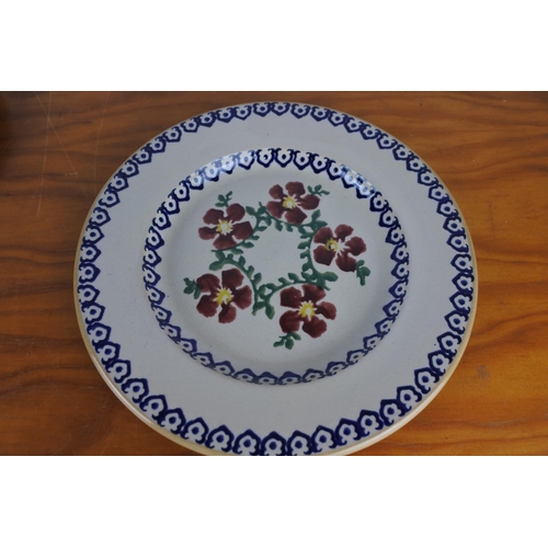 389 - Two Nicholas Mosse Pottery plates.