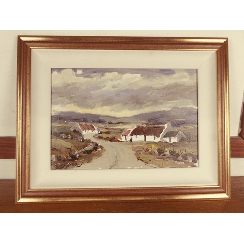 425 - A stunning framed oil painting 'The Neighbourhood, Near Dooagh, Achill Island' signed Tom McGoldrick... 