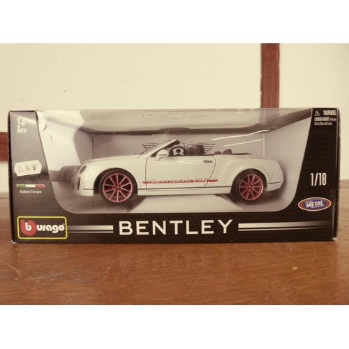 431 - A large boxed Burago Bentley car.