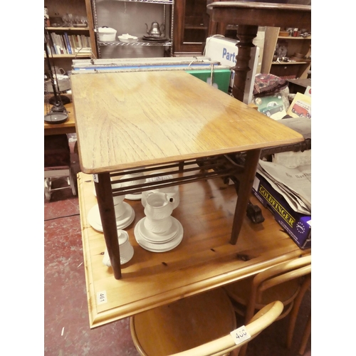 463 - A stunning Mid Century coffee table with undershelf.