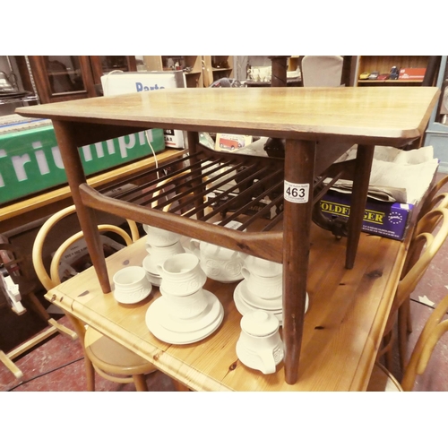 463 - A stunning Mid Century coffee table with undershelf.