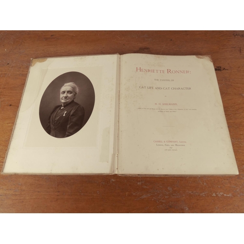 509 - A scarce 1891 copy of Henriette Ronner: The painter of cat life and character by M.H. Spielmann.