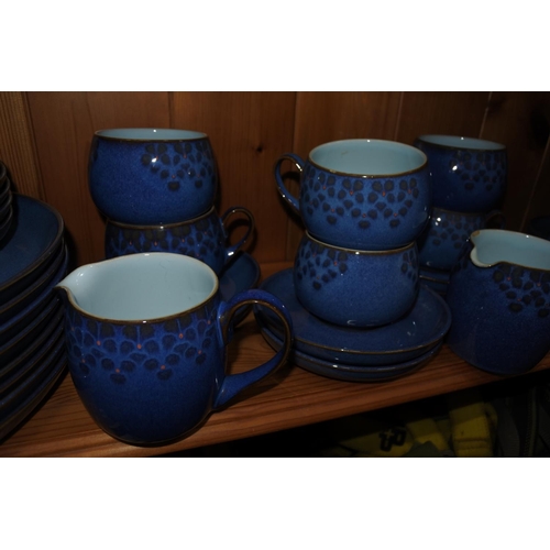 558 - A large collection of Denny ceramics, to include teacups, plates and more.