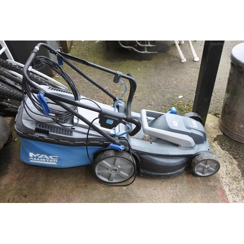 4 - A MacAllister electric lawnmower.