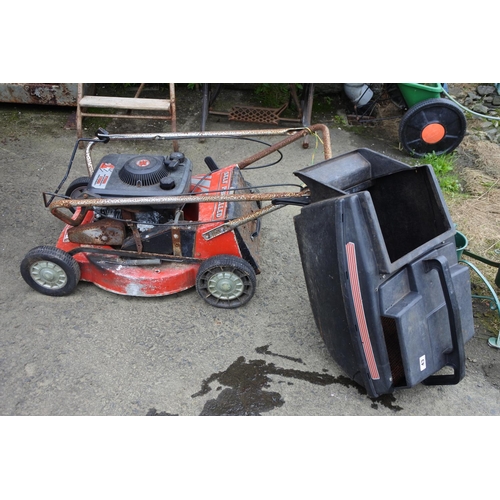 43 - A Rover self propelled gasoline lawnmower.