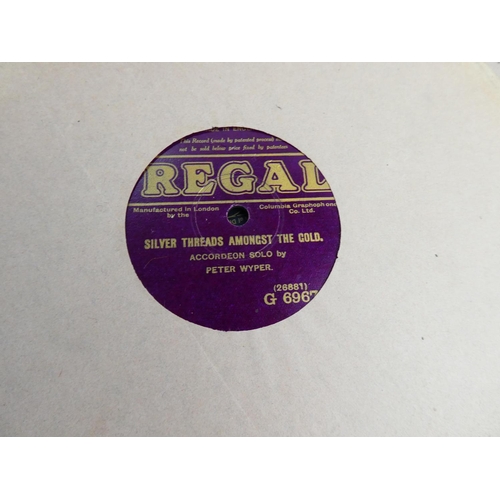 24 - A collection of Regal gramophone records.