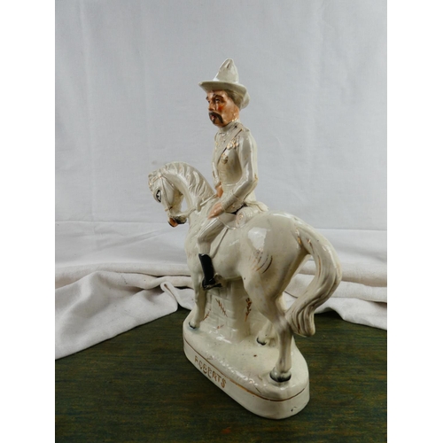 31 - A Staffordshire figurine of General Roberts (a/f).