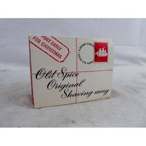 42 - A boxed vintage Old Spice shaving mug by Shulton.