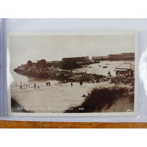 123 - A collection of vintage postcards mainly of Portrush.