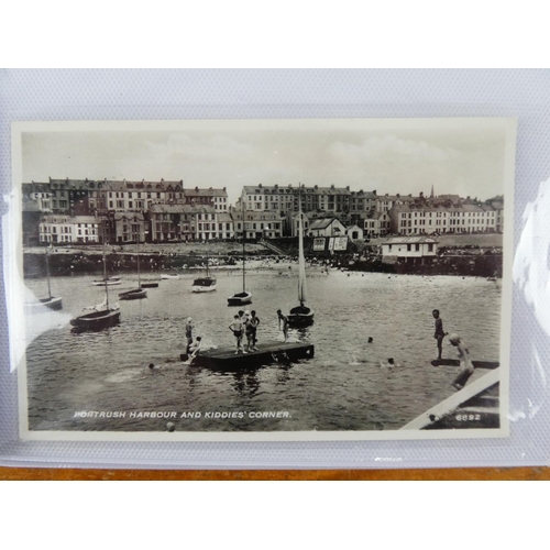 123 - A collection of vintage postcards mainly of Portrush.