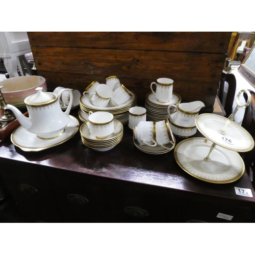 176 - A stunning Paragon 'Athena' coffee, tea and dinner set.