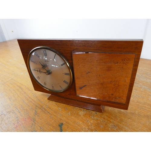 247 - A vintage Bentima mantle clock and mirror.