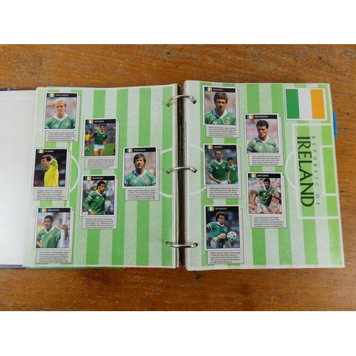 305 - An Orbis World Cup '90 folder and contents.