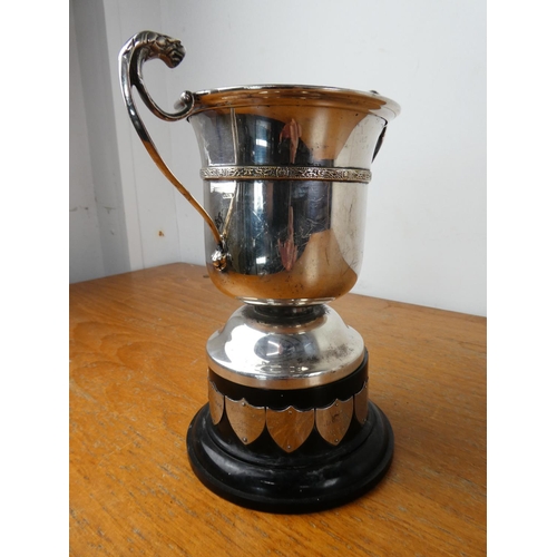 311 - A stunning two handled presentation cup inscribed N.I.A.A.A. Novice Championship.