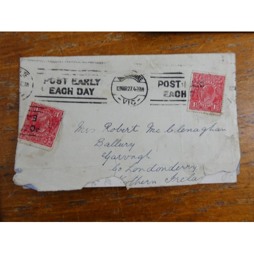 319 - An interesting lot of paperwork to include antique death notices, postcards and greeting cards.