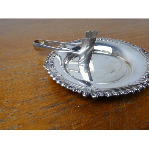 374 - A stunning sterling silver small dish & more.