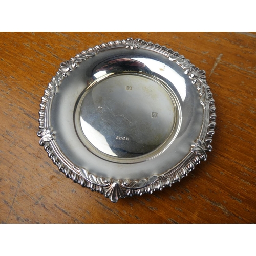 374 - A stunning sterling silver small dish & more.