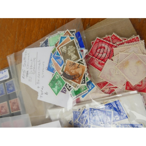 394 - A large collection of postage stamps.