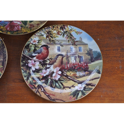 527 - Three Wedgwood 'Old English Gardens' collectors plates.