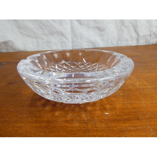 55 - A Waterford crystal ashtray.