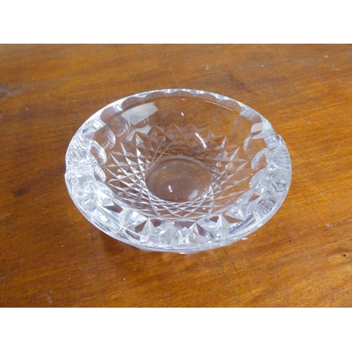55 - A Waterford crystal ashtray.
