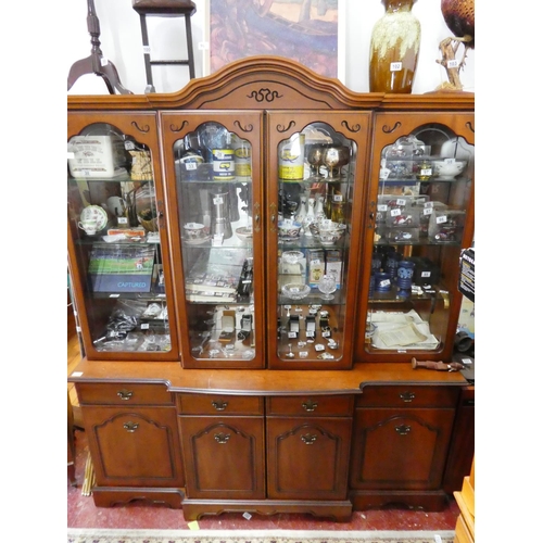 14 - A large four door Rossmore display cabinet