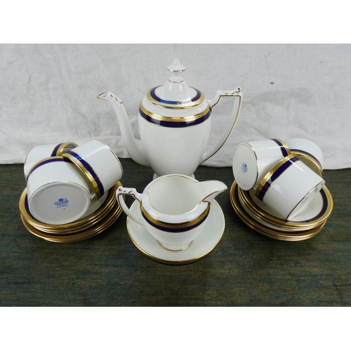 113 - A stunning Coalport 'Elite Royale' coffee set.