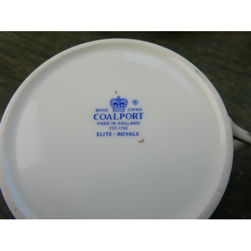 113 - A stunning Coalport 'Elite Royale' coffee set.