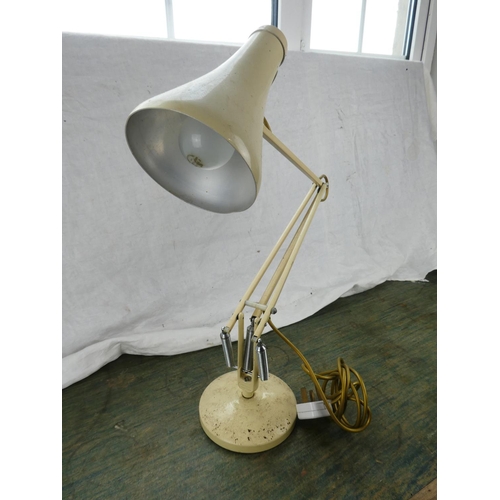 124 - A vintage Herbert Terry angle poise lamp.