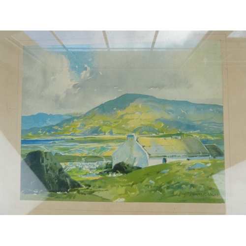 127 - A framed Maurice c Wilks print.