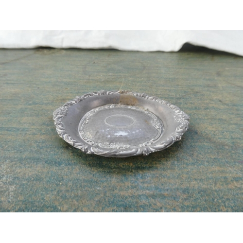 150 - A sterling silver pin tray.