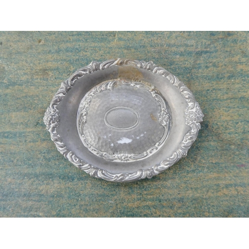 150 - A sterling silver pin tray.