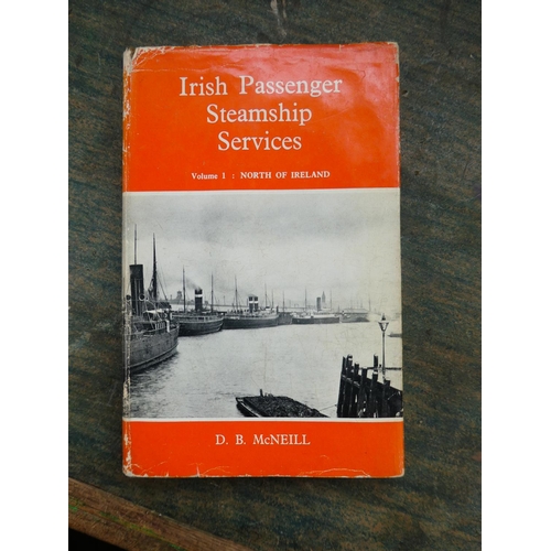 182 - Two 'Irish Passenger Steamship Services' books - Volume 1 North of Ireland and Volume 2 South of Ire... 