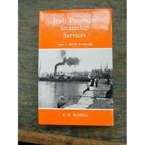 182 - Two 'Irish Passenger Steamship Services' books - Volume 1 North of Ireland and Volume 2 South of Ire... 