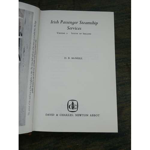 182 - Two 'Irish Passenger Steamship Services' books - Volume 1 North of Ireland and Volume 2 South of Ire... 