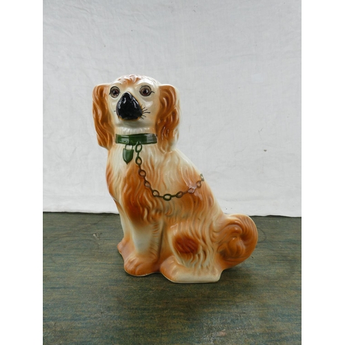 193 - A Staffordshire mantle dog.