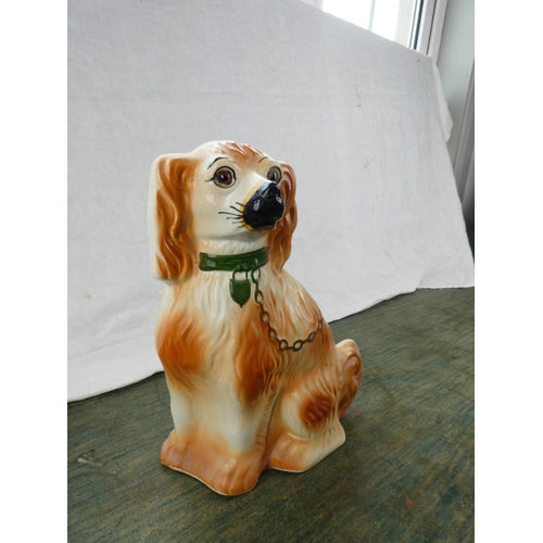 193 - A Staffordshire mantle dog.