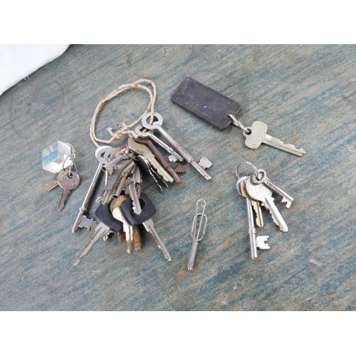 21 - An assortment of various keys.