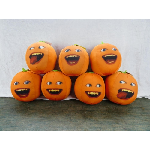 76 - A lot of 'Annoying Orange' soft balls.