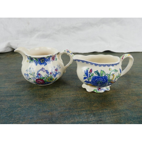 97 - Two Mason's Ironstone pottery milk jugs.