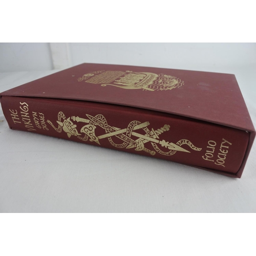 210 - A boxed Folio Society, 'The Vikings' - Gwyn Jones.