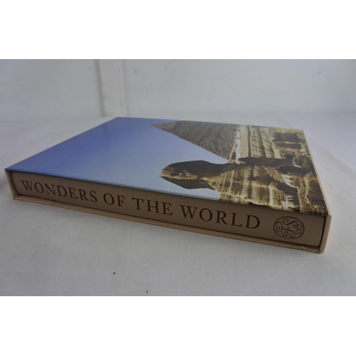 216 - A boxed Folio Society book 'Wonders of the World'.