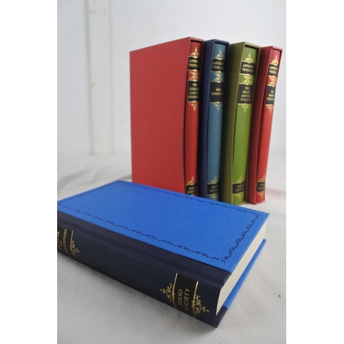 219 - A set of five boxed Folio Society books by Anthony Trollope.