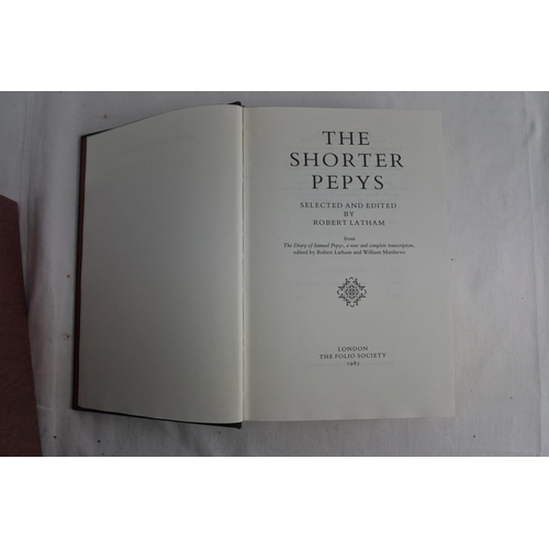 225 - A boxed Folio Society book 'The Shorter Pepys'.