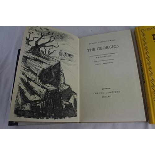 231 - Three boxed Folio Society books 'The London Journal', 'The Georgics' and 'England their England'.