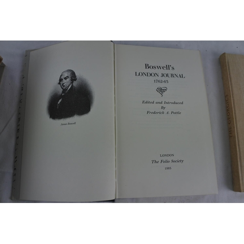 231 - Three boxed Folio Society books 'The London Journal', 'The Georgics' and 'England their England'.