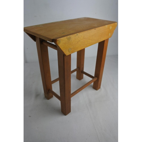 250 - A small handmade stool.