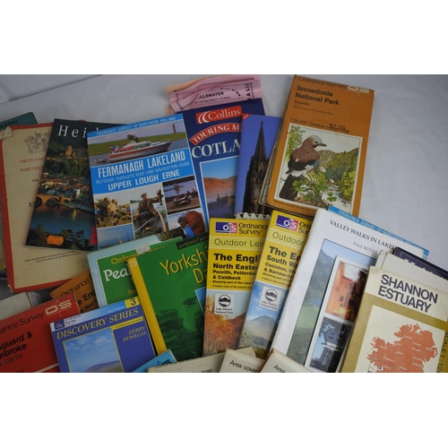 253 - A large assortment of road maps and more.